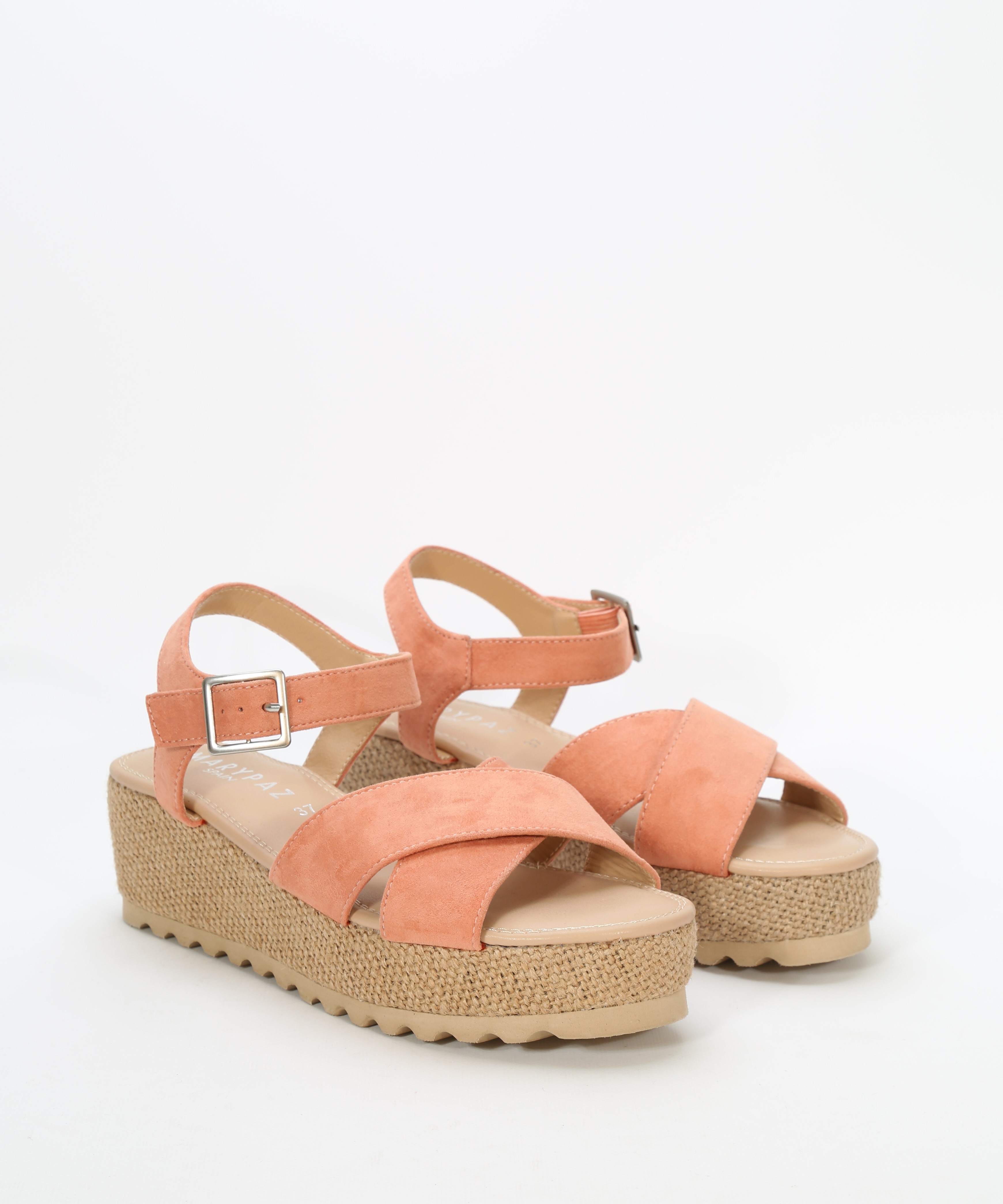Sandalias esparto tiras cruzadas image number null
